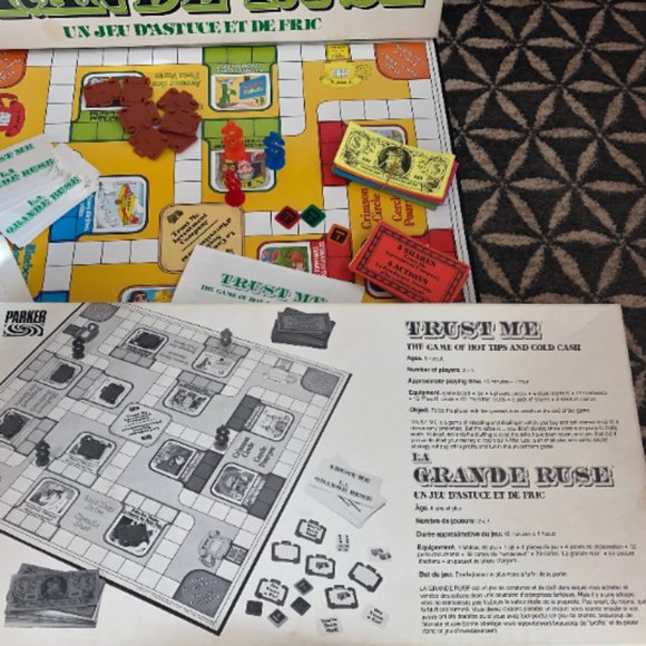 80's "Trust Me" Boardgame - 80's Board Game - Ages 8 - adult - 2-4 players - Picture 2 of 7